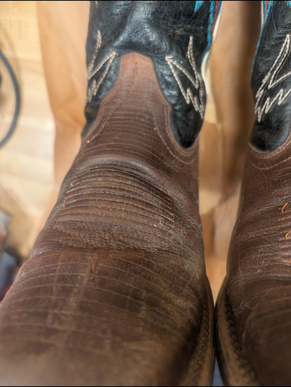 ARIAT Frontier Chimayo Western Leather Cowboy Boots Size Women's 9B - Picture 6 of 11